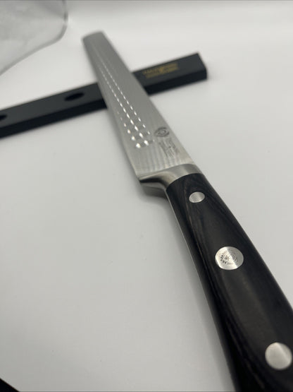 Razor Sharp 12-Inch Granton Edge Meat Carving Knife - NSF Certified Luxury Gift
