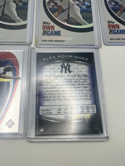 Alex Rodriguez Baseball Card Lot (164)