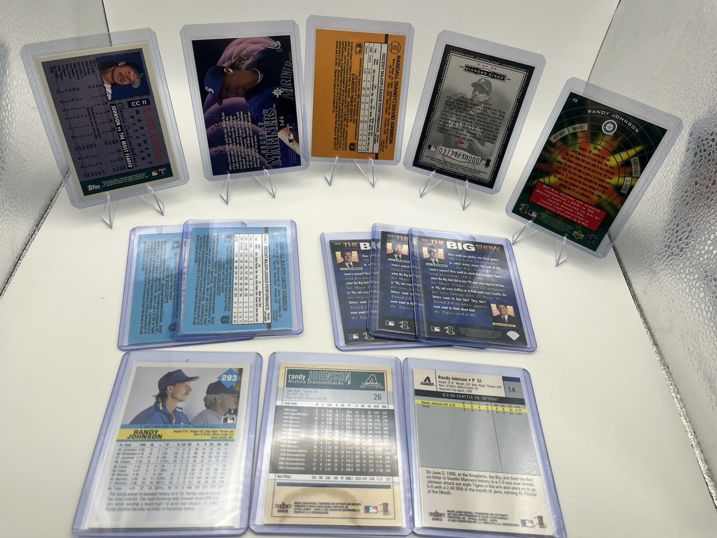 Randy Johnson Baseball Card Lot (18)