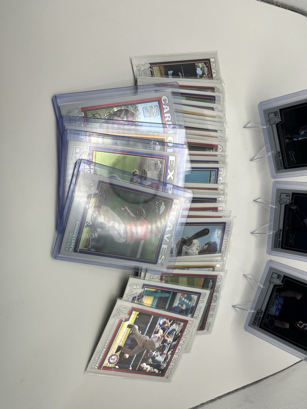2004 TOPPS Chrome Baseball Card Lot (37)