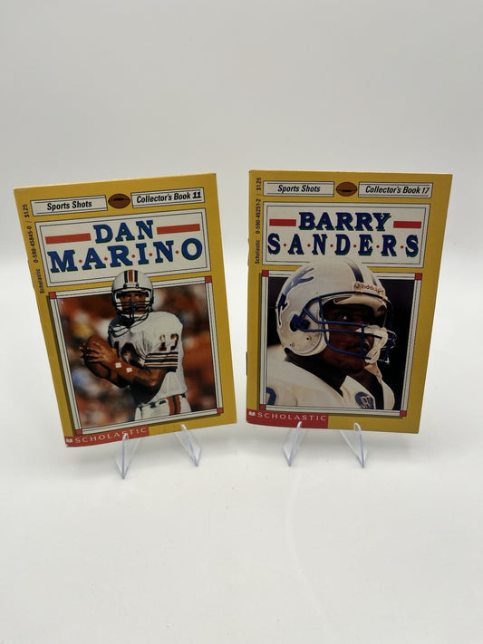 1992 Scholastic Sports Shots Football Books(2)