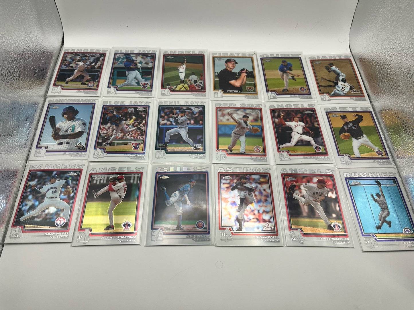 2004 TOPPS Chrome Baseball Card Lot (37)