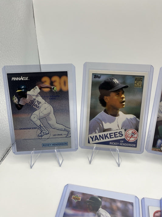 Ricky Henderson Baseball Card Lot (14)